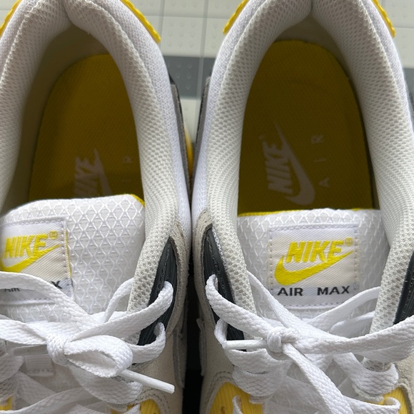 Nike Air Max Sneakers - White, Black, Yellow - Picture 7 of 14